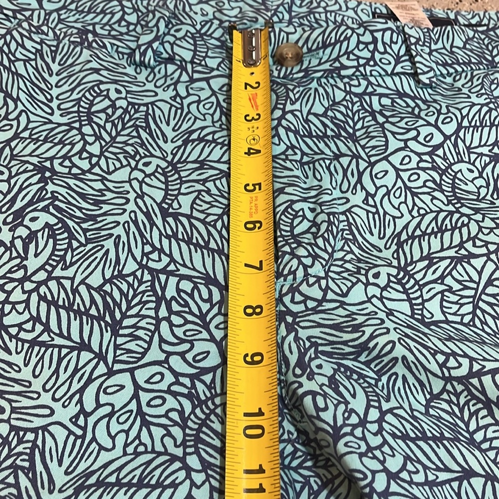 VINEYARD VINES MENS BREAKER FLAMINGO TROPICAL PRINT PANTS BLUE SIZE 32 - Picture 10 of 13